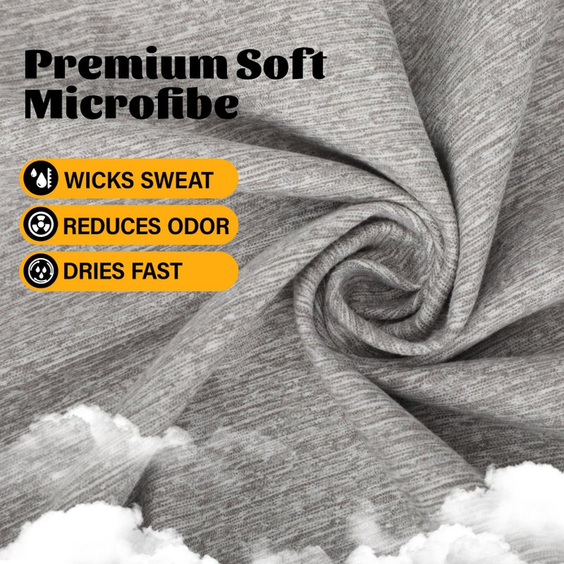 NUOYEE 12 Pack Gym Towels Microfiber Fast Drying Men Women Workout Gear for Fitness Yoga Exercise Tennis Quick Dry Towel for Outdoor Running Riding Jogging Hiking Camping Fishing - Image 4